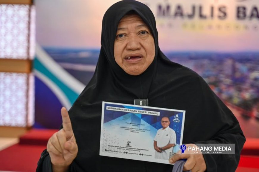 Sumbangan Kerajaan Negeri Pahang Bawa Sinar Harapan Buat Mangsa Musibah