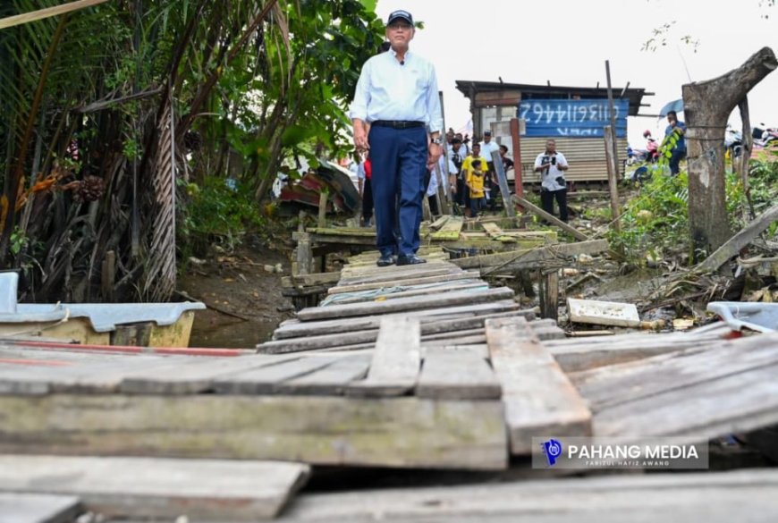 Kerajaan Pahang Lulus RM30,000 Baik Pulih Jeti Nelayan Sungai Belat Demi Keselamatan Pengguna