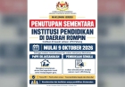 Jerebu: Institusi pendidikan di Rompin ditutup sementara