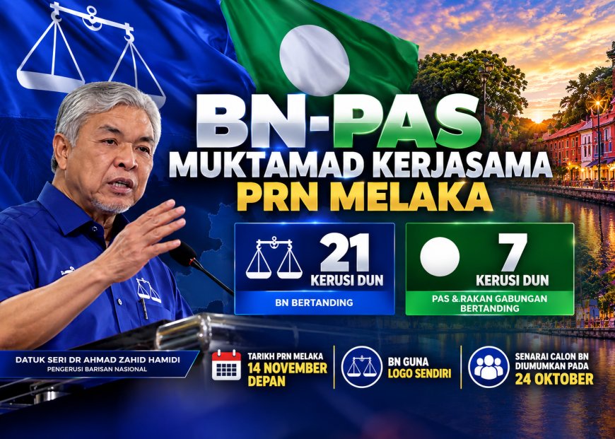BN-Pas Muktamad Kerjasama PRN Melaka, Rundingan Agihan 28 Kerusi Selesai